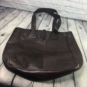 clava oversized leather tote